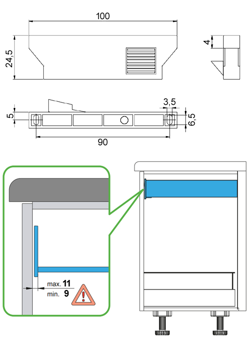 Axis Pro sisesahtli lukusti